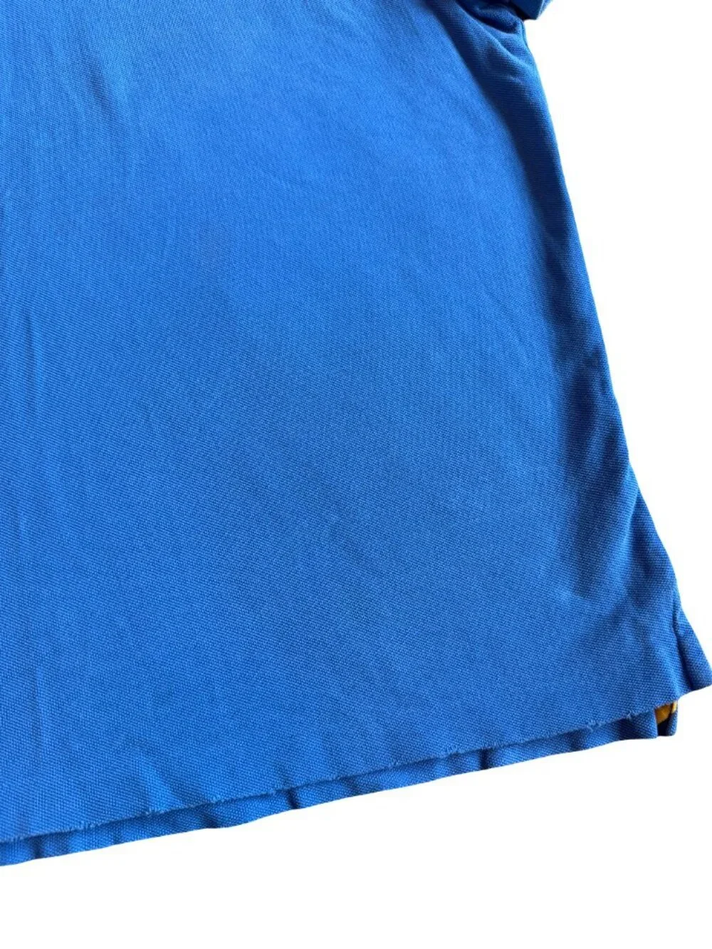 Ralph Lauren Rugby Blue Short Sleeve Polo Shirt Logo 100% Cotton Size XL Men's